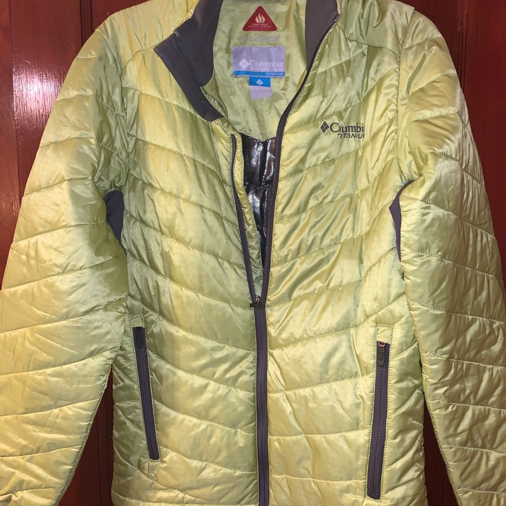 Ladies lime green jacket
